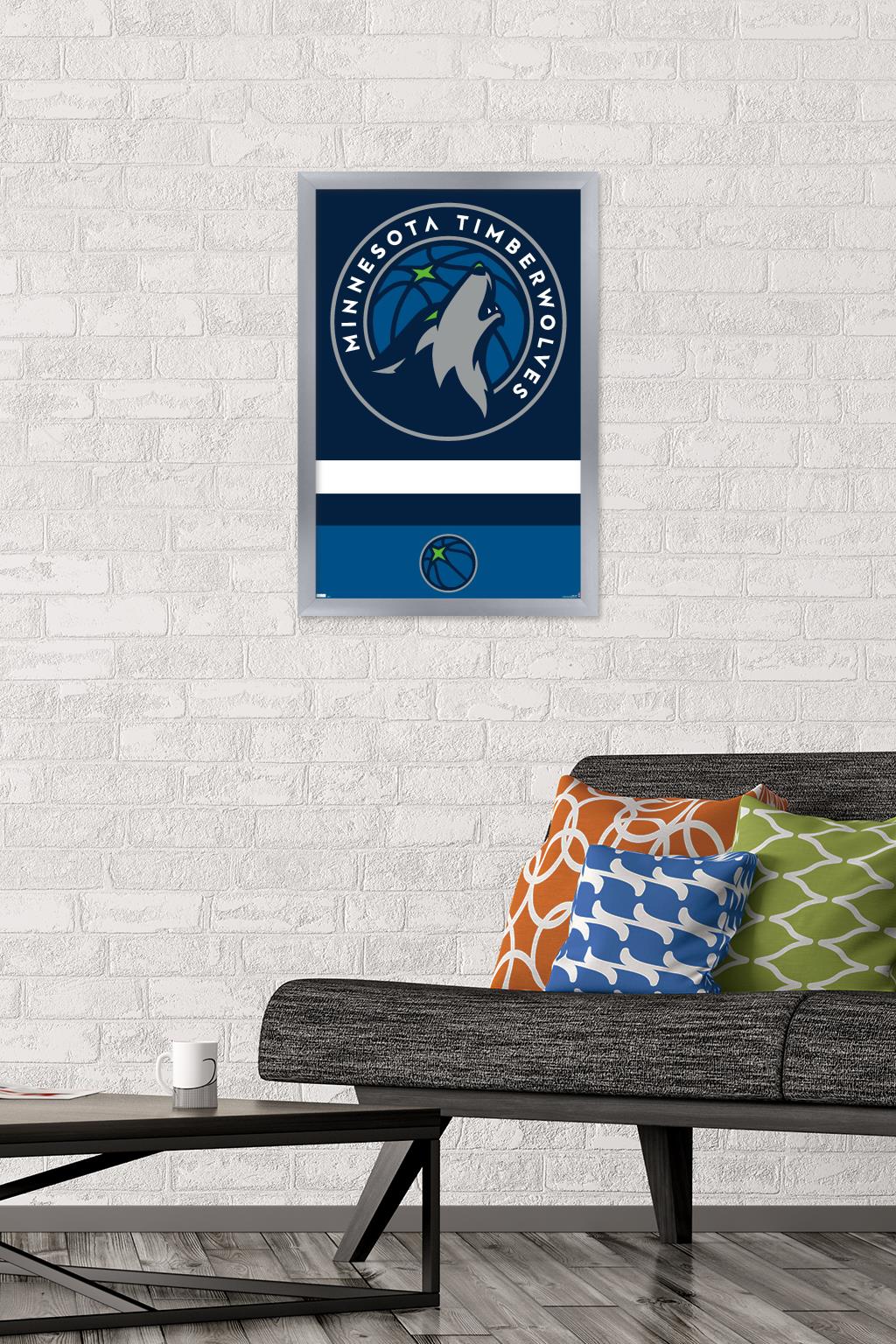 NBA Minnesota Timberwolves - Logo 20 Wall Poster, 14.725" x 22.375", Framed - image 2 of 5
