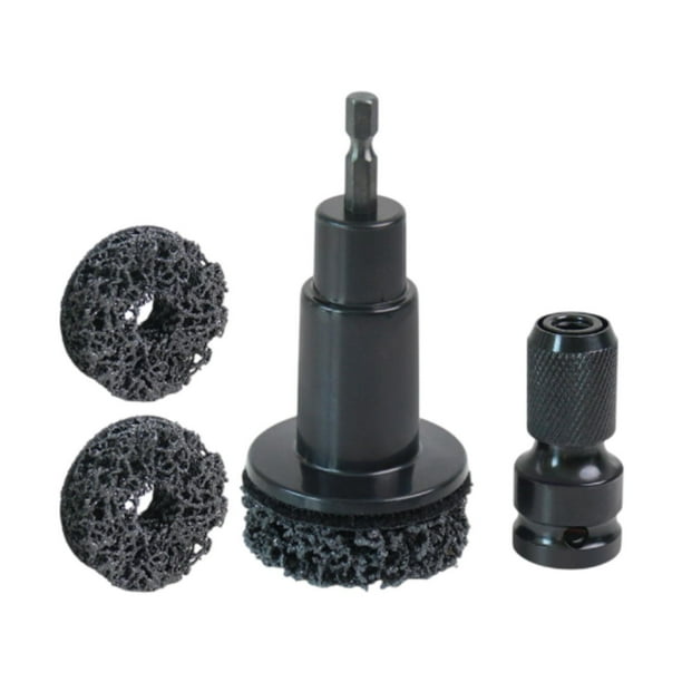 Herramienta de limpieza de es de rueda de remoción de la rueda de la rueda de óxido Herramienta de detalle de automóviles para automotriz para con 2 cabeza