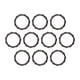 thumbnail image 4 of 10 piezas de anillos de resorte, hebilla de llavero, accesorios portátiles de moda para bricolaje, hebilla de mosquetón, clip de mosquetón, broches Negro, 4 of 8