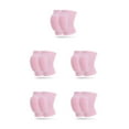 thumbnail image 2 of mmirethe 2pack/lot Soccer Knee Protector - Breathable Fabric Elasticity Fit All Leg Shape Skin-friendly Rosy L 5Set, 2 of 6