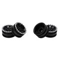 thumbnail image 3 of 4 llantas de metal con 8 agujeros redondos para coche de escalada Axial SCX24 1/24 con control remoto, color negro, 3 of 14