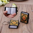 thumbnail image 2 of ✪ Practical Mini Arabic Quran Islamic Keychain Real Paper Pendant for Car Keychain, 2 of 10