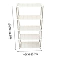 thumbnail image 3 of Storage Rack Floor Standing Shelf, Multi-Tier Organizer for Kitchen Pantry Bathroom Office, Space Saving Shelving Unit with Sturdy Construction for Home Organization, 3 of 7