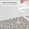 thumbnail image 3 of Uemuo White Popcorn Pattern Dish Drying Mat,16*18 inch Absorbent Dish Drainer Kitchen Counter,Large Size Dish Drying Pad for Countertops,Sinks,Draining Racks, 3 of 6