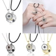 thumbnail image 3 of Collar magnético fuerte con colgante de sol y luna con piedra de proyección a juego para parejas - Código de producto C 46189 C, 3 of 5