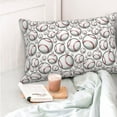 thumbnail image 5 of Kdxio Cotton Pillow Cases Pillowcases,Soft and Breathable Bedroom Pillow Cases-Cute Baseball, 5 of 8