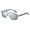 Gunmetal - Matte Gray Temples | Silver Mirror, variant on Polarized Square Aviator Sunglasses for Men Classic Driving Fishing Golf Metal Frame UV400 Sun Glasses