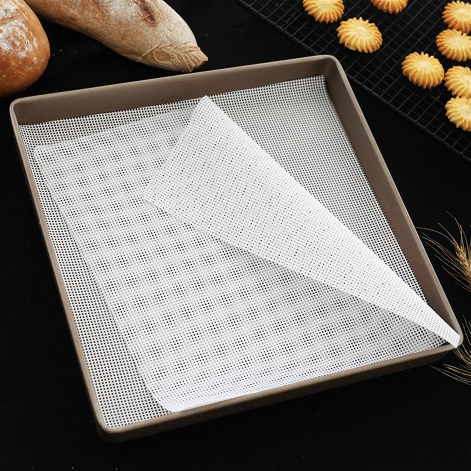 Details about   Soft Cake Roll Silicone Mat Pan Pastry Cookie Kitchen Bake Sheet Pad Baking Tool 