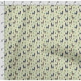 thumbnail image 4 of Soimoi Llama Alpaca Printed, Poly Canvas Fabric, Decor Sewing Fabric by The Yard 56 Inch Wide,Decorative Fabric for Curtains Tote Bags, Blue & Beige, 4 of 5