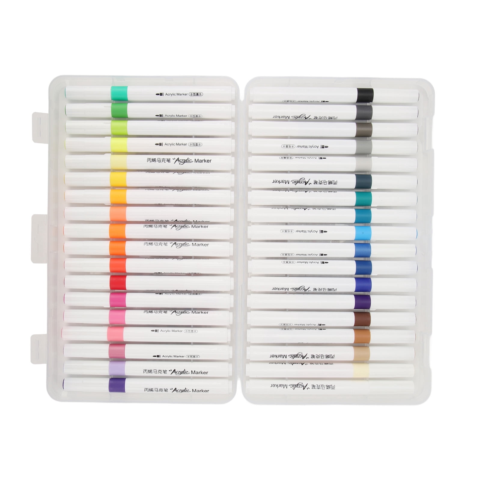 Watercolor Markers, Portable Marker Pens 36 Colors Safe Practical  for Doodling for Drawing