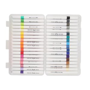 Watercolor Markers, Portable Marker Pens 36 Colors Safe Practical  for Doodling for Drawing