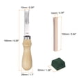 thumbnail image 2 of 3pcs Leather Edge Beveler 10mm Skiving Tool with Whetstone Polishing Compound, 2 of 6