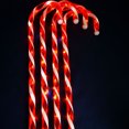 thumbnail image 4 of Zeus 4Pcs LED Christmas Pathway Garden Lawn Ground Plug Candy Cane Light Meteor Lamp, 4 of 7