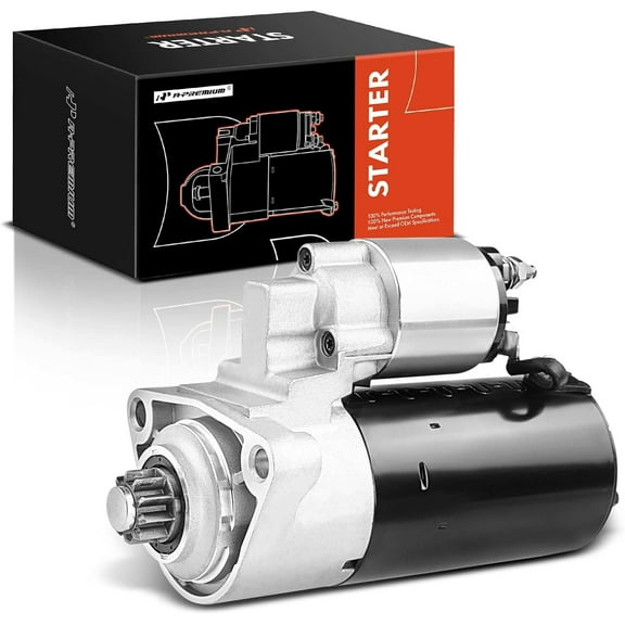 A-Premium Starter Motor Compatible with Porsche Cayenne 2003 2004 2005 2006 V8 4.5L, 12V 1.7KW 10 Teeth Clockwise, Replace# 948-604-106-00, SBO0181, 410-24173