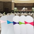 thumbnail image 4 of HES Chair Cover Reusable Scene Layout Polyester Printing Available Decor Chair Bands for Banquet, 4 of 8