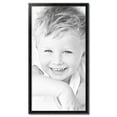 thumbnail image 2 of ArtToFrames 25" x 48" Black Engraved Edges Picture Frame, 25x48 inch Black Wood Poster Frame (WOM-4055), 2 of 8