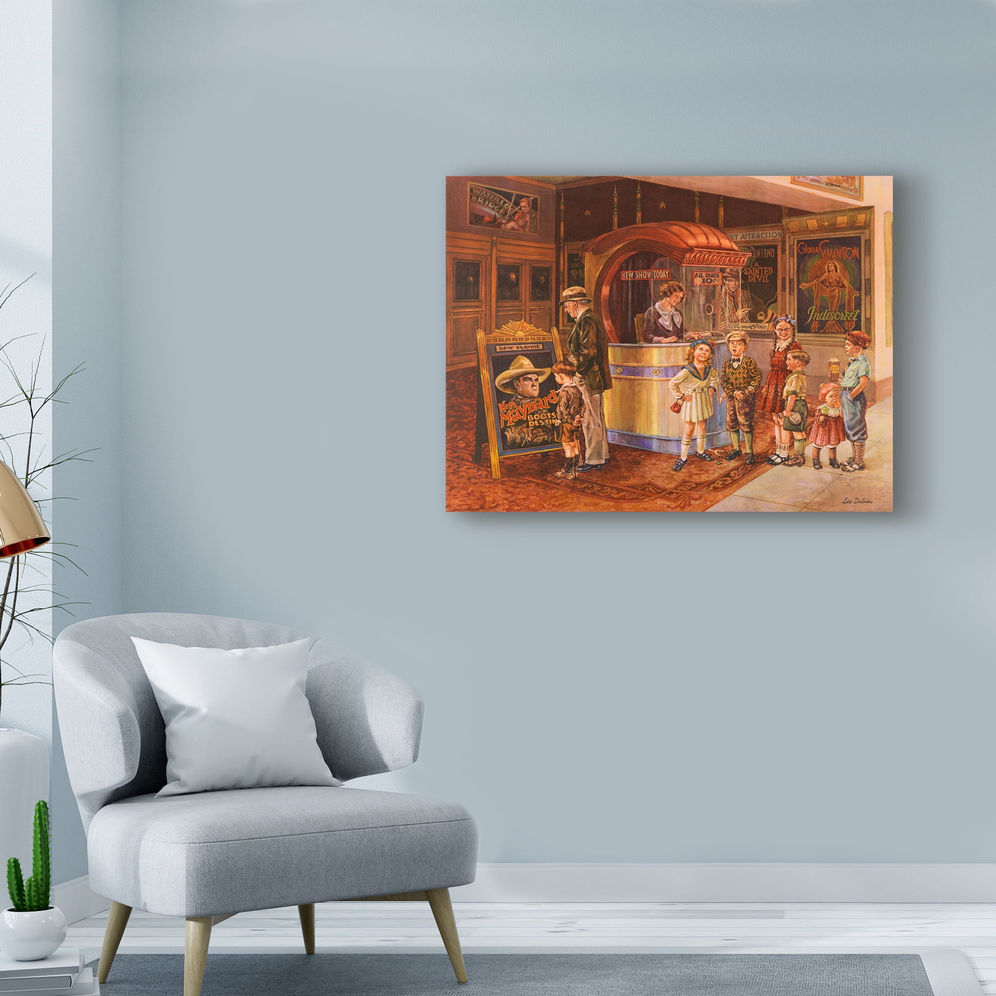 Saturday Matinee' Canvas Art by Lee Dubin