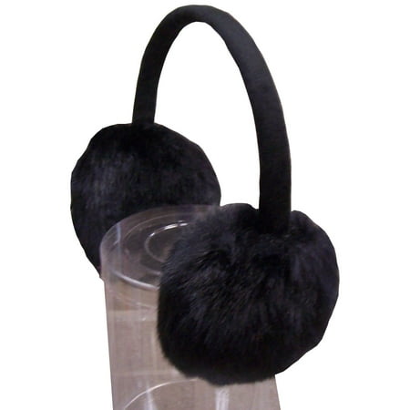 Fur Muff - NICE CAPS Unisex Soft Plush Faux Fur Adjustable Ear Muff for All Ages