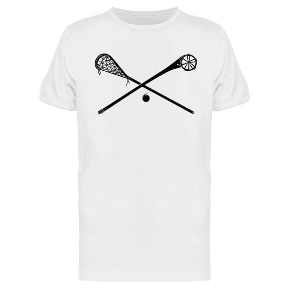 Vintage Lacrosse Stick T-Shirt Men -Image by Shutterstock, Male Small