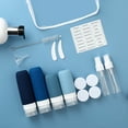 thumbnail image 2 of Micebay Silicone Travel Bottles, Leak Proof Toiletry Containers for Shampoo, Conditioner & Lotion, Navy, 2 of 9