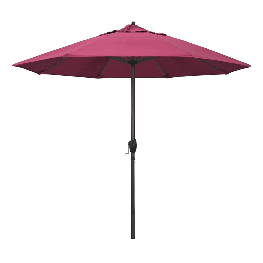 9 ft. Patio Umbrella in Hot Pink Fabric