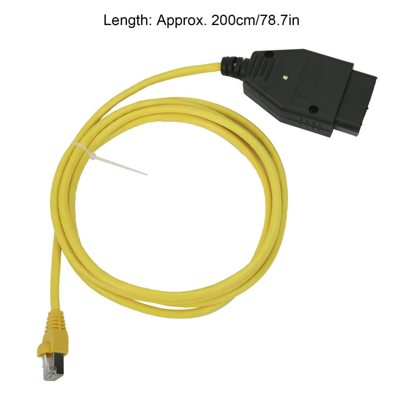 Obd2 Cable Ethernet To Obd Cable Enet Intreface Cable Obdii Coding Adapter  Diagnostic Service Tools Ethernet To OBD Cable ENET Interface Data Coding