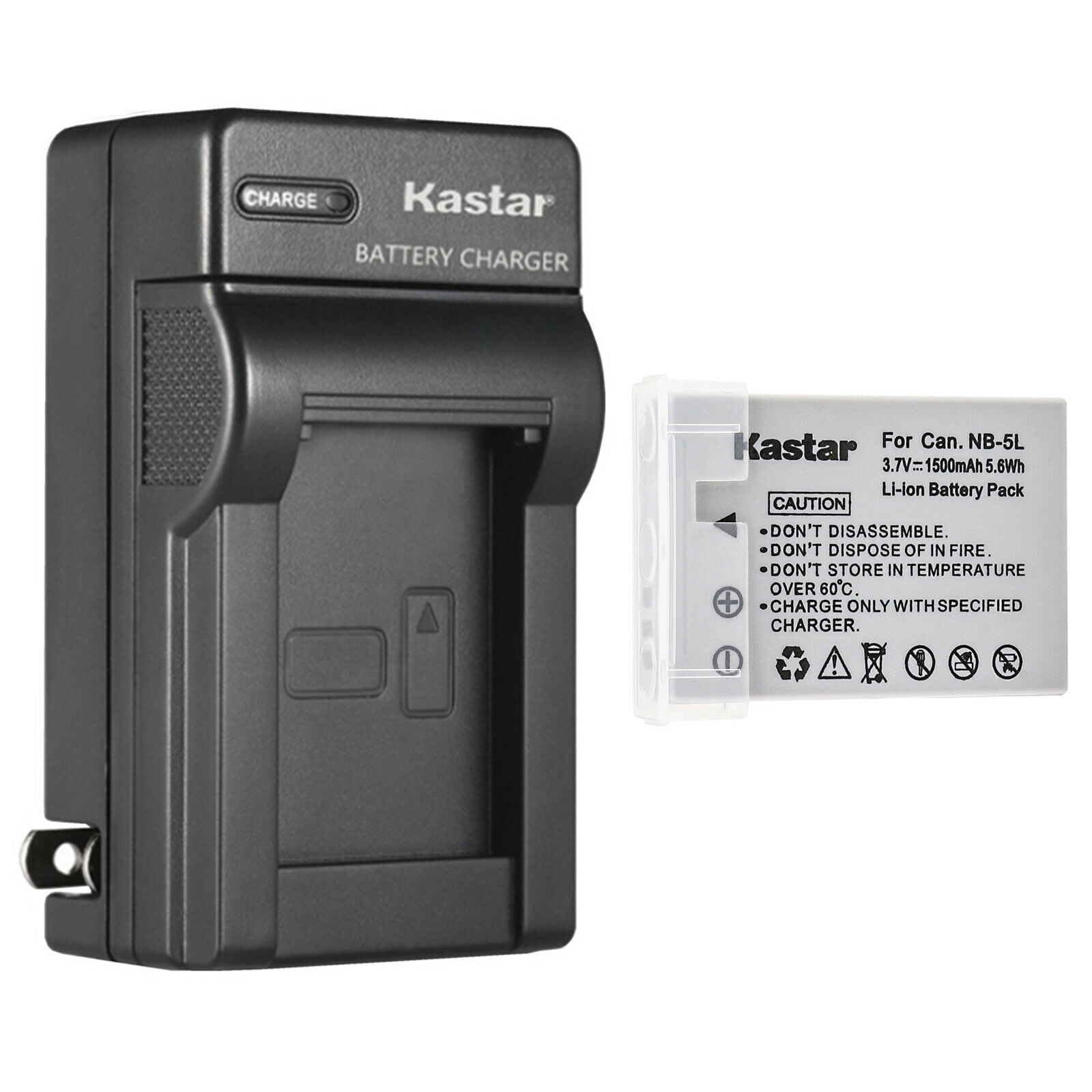 Kastar 1-Pack Battery and AC Wall Charger Replacement for Canon Digital 820 IS Digital 810 IS Digital 800 IS Digital 1000 Digital 2000 IS Digital IXUS 90 IS Digital IXUS 900 Ti Cameras