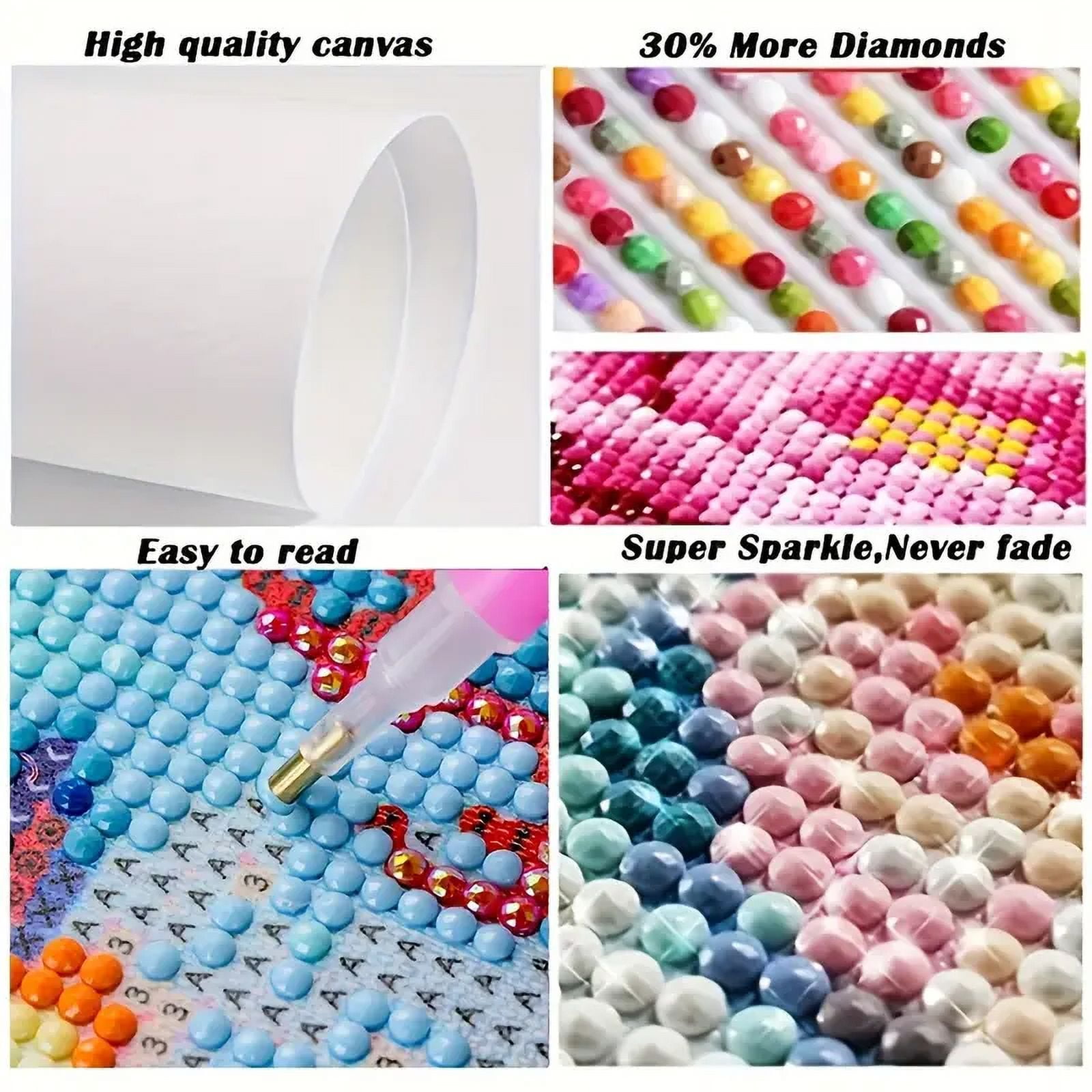 DIY 5D Diamond Painting Kit (for Adults) Diamond Painting "Dog, Christmas" - Full Diamond Crystal Rhinestone Embroidery Craft Kit, Can be Used as Gift, Wall Decoration