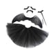 thumbnail image 5 of Conjunto de Disfraces de Halloween Yinane Falda tutú Tocado Banda para el cabello Diadema Trajes con varita Ala de murciélago para mujeres Niñas Murciélago de alas largas, 5 of 8