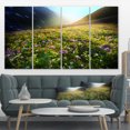 thumbnail image 1 of Meadow with Colorful Flowers - Oversized Landscape Canvas Art, 1 of 3