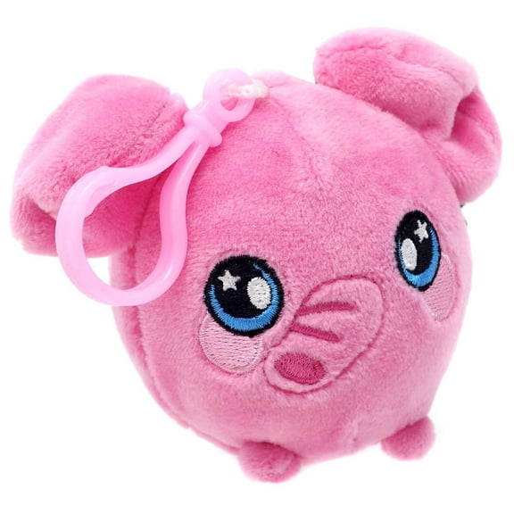 Squeezamals Series 2 Pink Elephant Clip On Plush