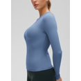 thumbnail image 4 of CRZ YOGA Softembrace Long Sleeve Shirts for Women Casual Tops Soft Basic T-Shirts, 4 of 7