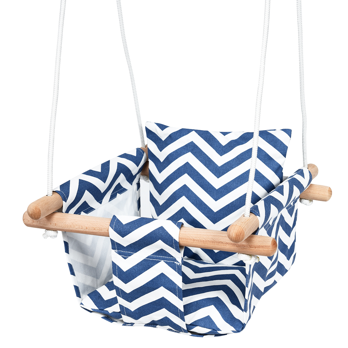 Costway Baby Canvas Hanging Swing Cotton Hammock Toy for Toddler