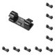 thumbnail image 3 of Injueey Clips de cable de 20 piezas Práctico soporte de caída de cable Clip de cable autoadhesivo Negro 10Conjunto, 3 of 6
