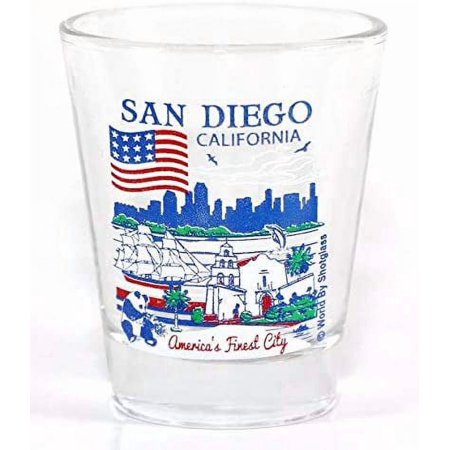 San Diego California Great American Cities Collection Shot Glass