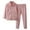 Pink, variant on UAMVSH Toddler Boys Girls 2-Piece Winter Pajama Set Soft Fleece Full-Zip Jacket High Rise Pants Baby Fall Winter Outfits