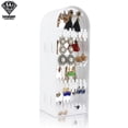 thumbnail image 4 of 2/3/4 Fans Panels Screen Folding Clear Earrings Studs Display Rack Necklace Jewelry Shelf Stand Holder Organizer Storage Box 5B-300 Holder, 4 of 6
