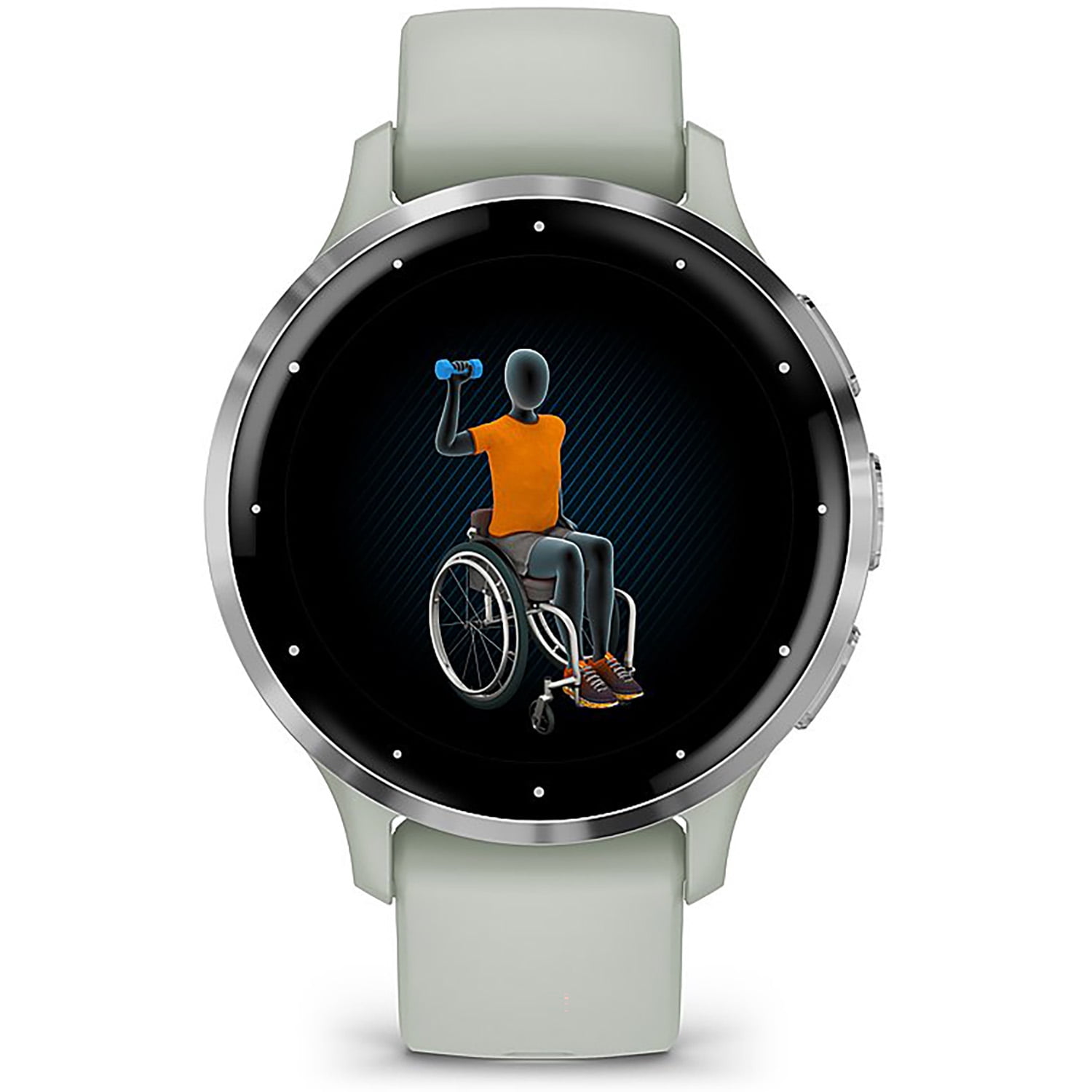 Restored Garmin Venu 3S Health Fitness GPS Smartwatch Steel Bezel (41mm) (Refurbished)