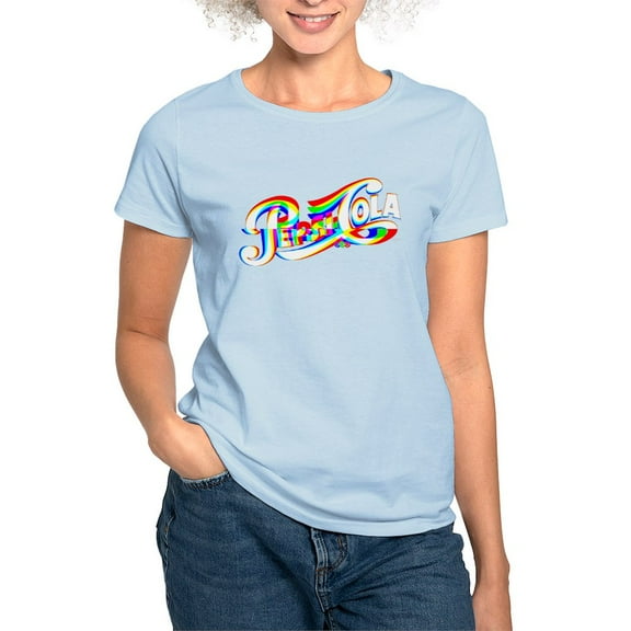 CafePress - Pepsi Logo Glitch Women's Dark T Shirt - Women's Classic T-Shirt