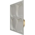 thumbnail image 4 of Ekena Millwork 19 5/8"W x 19 5/8"H Clover EnduraWall Decorative 3D Wall Panel, Bright Coat Gold (12-Pack for 32.04 Sq. Ft.), 4 of 6