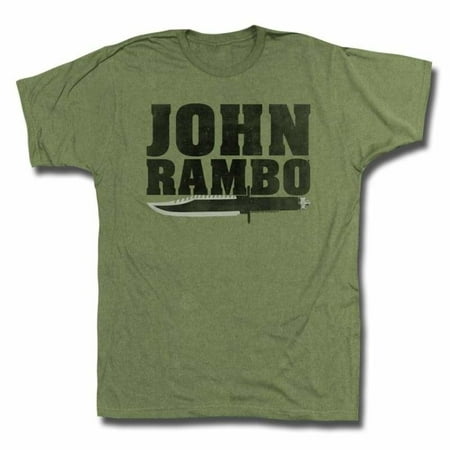 Rambo Movies Jonbo Adult Short Sleeve T Shirt