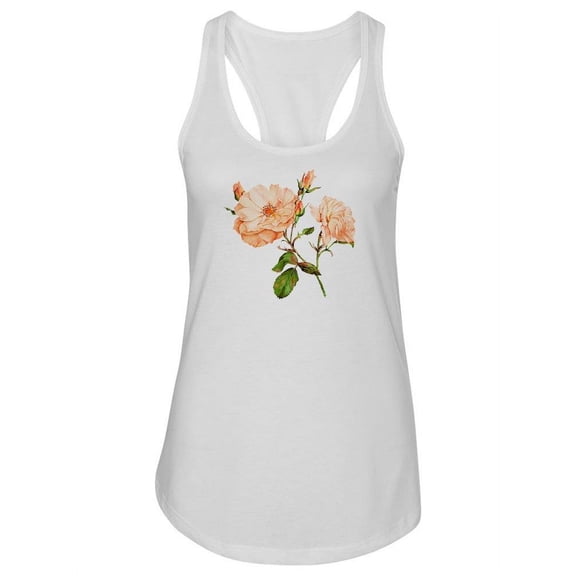 Blooming Roses Racerback Tank Women -Image by Shutterstock, Female Medium