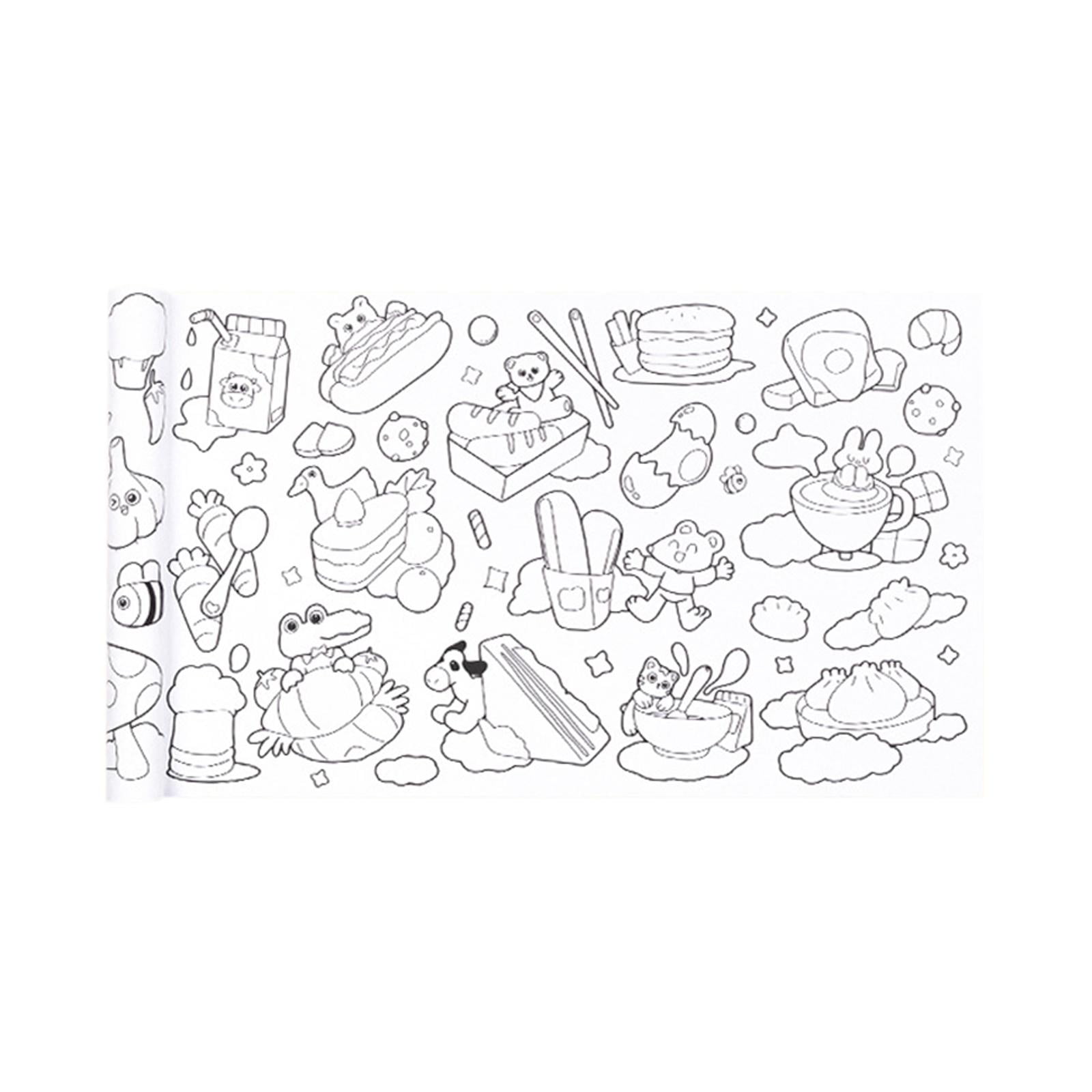 Foster Creativity with Our Kids' Drawing Paper Roll Pack - ShopAllurefy