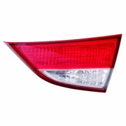 New Aftermarket Passenger Side Inner Tail Light Assembly 924043X000 OE fits 2011-2013 Hyundai Elantra GL Sedan 4-Door::Korea Built Models
