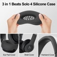 thumbnail image 4 of Funda protectora de silicona para auriculares Beats Solo 4, color negro, 4 of 7
