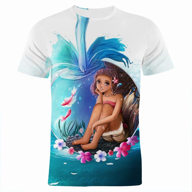 2021 neue Sommer männer camisetas Disney película Moana 3D Drucken Junge Mädchen Kinder dibujos animados Anime camiseta Kurzarm frauen camisetas xuanjing unisex
