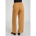 thumbnail image 3 of Jessica London Women's Plus Size Stretch Knit Crepe Wide Leg Pant, 3 of 5