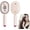 Pink, variant on Electric Steam Brush for Hair, Electric Spray Air Cushion Massage Comb for Women, Rechargeable Water Spray Hair Brush, Detangling & Anti-Static Hair Brush, Reduce Frizz, Smooth & Nourish