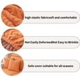 thumbnail image 5 of Wear-Resistant Universal Sofa Cover, Stretch Couch Cushion Slipcovers Replacement, Anti-Slip L Shape Sofa Covers, Chaise Lounge Slipcover Single Seat (orange), 5 of 8