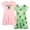 Green / pink, variant on Minecraft Creeper 2 Pack Dresses Toddler to Big Kid